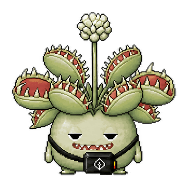 ハエトリソウバッジ